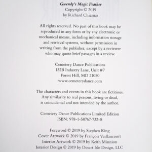 Richard Chizmar: Gwendy's Magic Feather (Cemetery Dance - Signed/Ltd) - Image 5